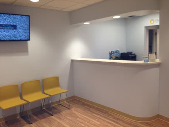 Network rack and patch panel installed in an NYC dental office
