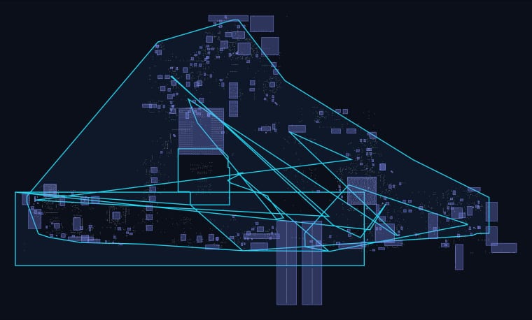 LAJ102PR10-0504 boardview map — 2,924 components, 2,126 nets