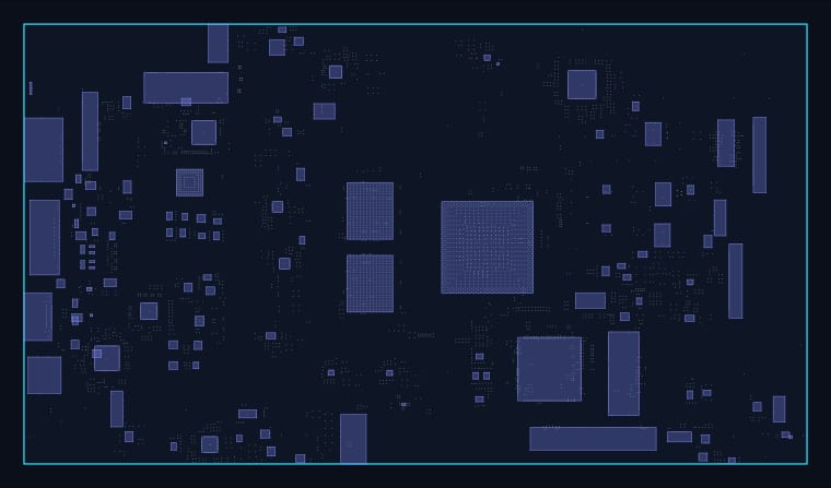 Lenovo IdeaPad boardview map — 1,391 components, 991 nets