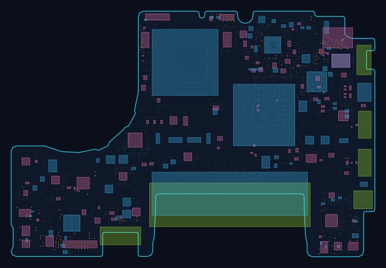 Lenovo LB 820-2877 (820-2877) boardview map — 1,692 components, 1,668 nets