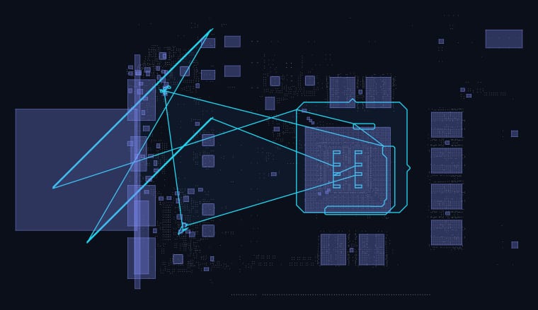 V379 10 boardview map — 1,741 components, 1,126 nets